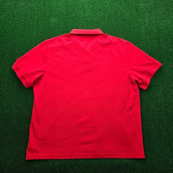 Untuckit Polo Shirt Mens 2XL‎ Red Short Sleeve Golf Preppy Summer Casual Cotton - Picture 7 of 8